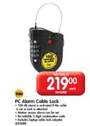 Yale PC Alarm Cable Lock-Each