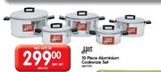 Hart 10 Piece Aluminium Cookware Set