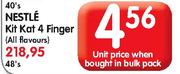 Nestle Kit Kat 4 Finger-48's