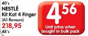 Nestle Kit Kat 4 Finger-Each