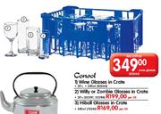 Consol 240ml Wine Glasses In Crate-30's