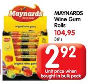 Maynards Wine Gum Rolls-Each