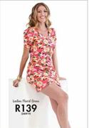 Ladies Floral Dress-Each