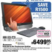 Lenovo B320 All-in-One Touchscreen Desktop