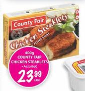 Country Fair Chicken Steaklets Assorted-400g Each