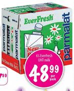 Everfresh Uht Milk-6's Per Pack