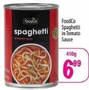 Foodco Spaghetti In Tomato Sauce-410g