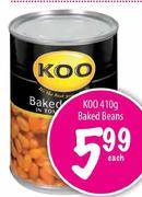 Koo Baked Beans-410g Each