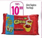 Glen Tagless Teabags - 100's