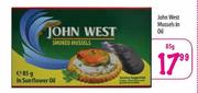 John West Mussels in Oil-85 gm