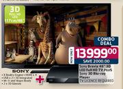 Sony Bravia 46" 3D LED Full HD TV 