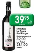 Fairview La Capra Red Range-6X750ml