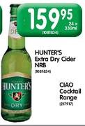 Hunter's Extra Dry Cider NRB-24X330ml