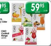 CIAO Cocktail Range-1x2Ltr