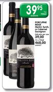 Porcupine Ridge Merlot, Syrah, Or Cabernet Sauvignon-750ml