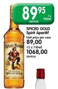 Spiced Gold Spirit Aperitif-750ml