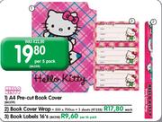 Hello Kitty Book Labels-Per 16 Pack