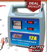 Auto Kraft 12V Battery Charges-6Amp Each