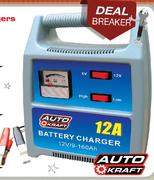 Auto Kraft 6V-12V Battery Charges-12Amp Each
