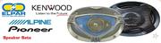 Elpar 60W 6 2 Way Speaker Set-1/2Inch Per Set