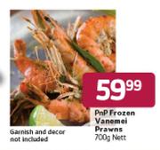 PnP Frozen Vanemei Prawns-700g