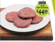 foodco Lean Beef Burgers Per Kg 