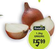 Foodco 1.2kg Onions 