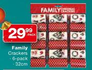 Family Crackers 32cm-6 Pack