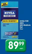 Nivea For Men Q10 Moisture Gel-50ml Each