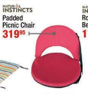 Natural instincts store padded picnic chair