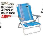Natural Instincts High-Back Aluminium Beach Chair