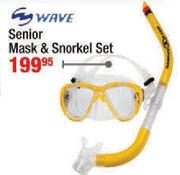 Wave Senior Mask & Snorkel Set