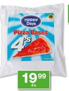 Happy Days Pizza Bases-4's