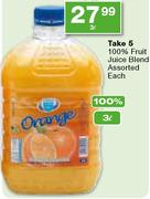 Taje 5 100% fruit Juice Blend-3 Ltr