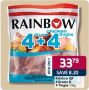 Rainbow IQF 4 Drums & 4 Thighs-1.5kg