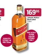 Johnnie Walker Red Label-1Ltr