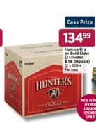 Hunters Dry Or Gold Cider-12x660ml Per Case