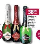 Jc Le Roux Le Chanson,Le Fleurette,Sauvignon Blanc Or Le Domaine Sparkling Wine-750ml