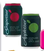 Appletiser/Grapetiser/Peartiser Cans-24x330ml