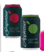 Appletiser/Grapetiser/Peartiser Cans-330ml Each