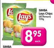 Simba Lays Chips-125g Each
