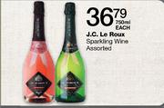 J.C. Le Roux Sparkling Wine Assorted-750ml Each