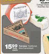 Fairview Traditional Brie/Camembert-125g Each