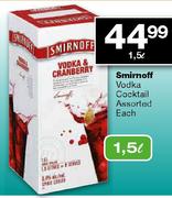 Smirnoff Vodka Cocktail-1.5Ltr.