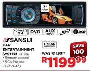 Sansui Entertainment System-SF 351R