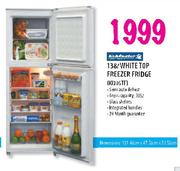 Kelvinator White Top Freezer Fridge-138Ltr(KI205TF)