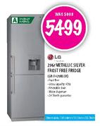 LG Metallic Silver Frost Free Fridge-296Ltr(GR-F429BLCK)