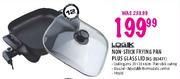 Logik Non-Stick Frying Pan plus Glass Lid(RS-082421)