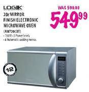 Logik Mirror Finish Electronic Microwave Oven-20Ltr(AM720CXT)