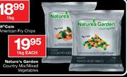 Nature's Garden Country Mix/Mixed Vegetables-1Kg each 